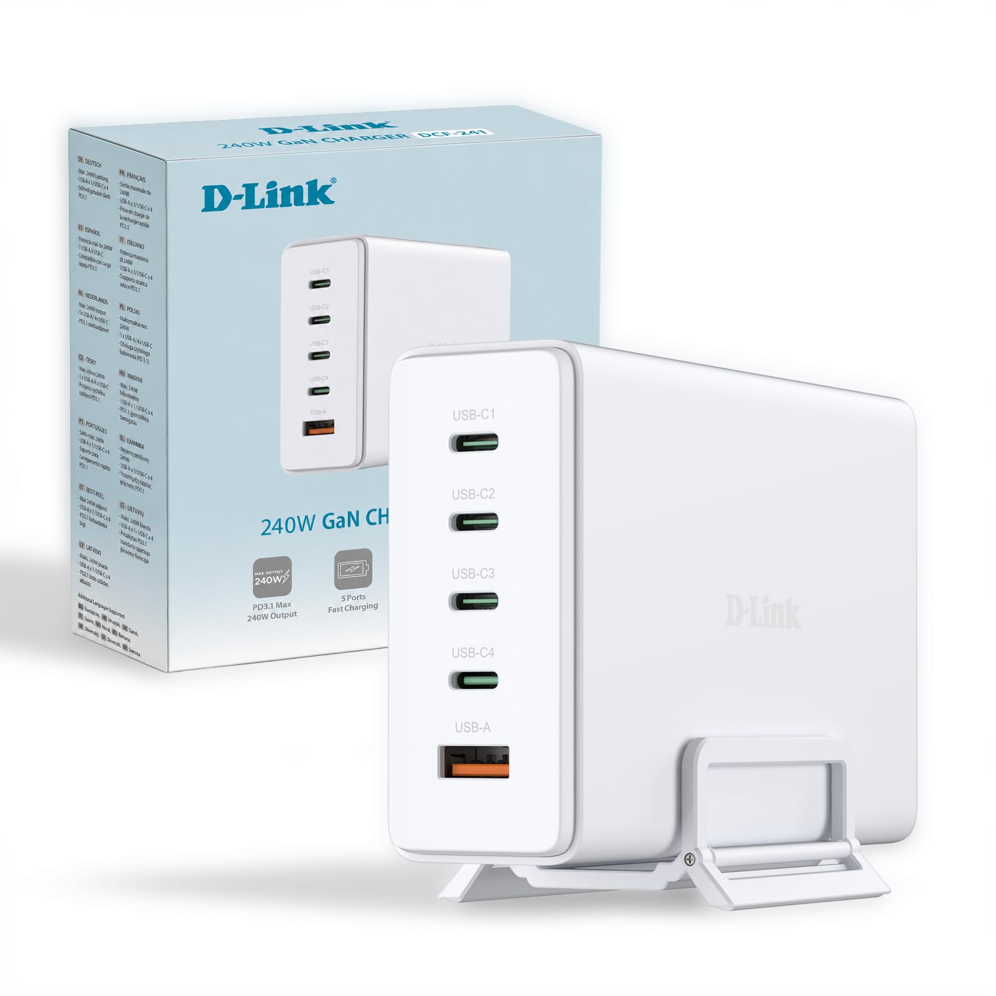 d-link-dgs-1000-dcp-101-usb-ladeger-t-100w-gan-4-port image 4