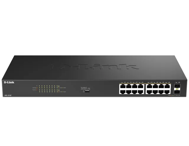 d-link-dgs-1000-dgs-1018p-18-port-gigabit-poe-switch-240w image 1