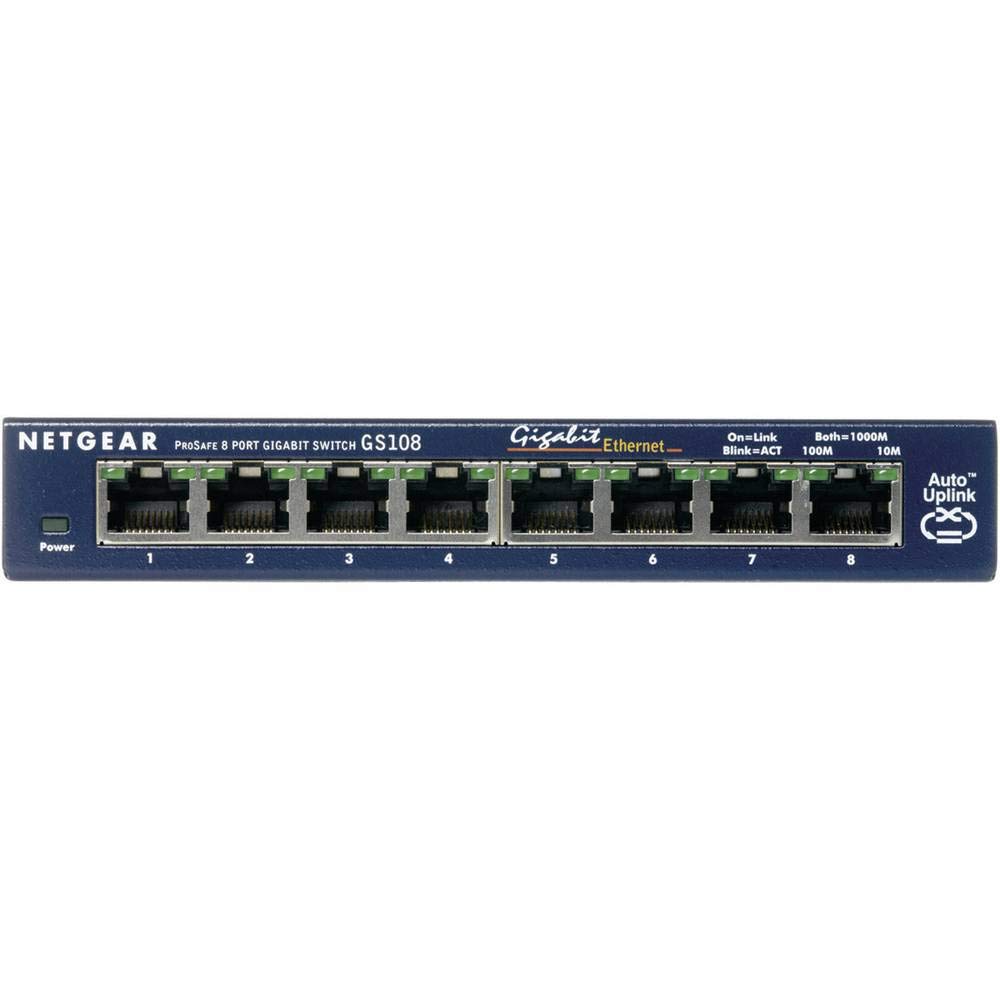 netgear-prosafe-gs108ge-8-port-gigabit-switch-unmanaged image 2