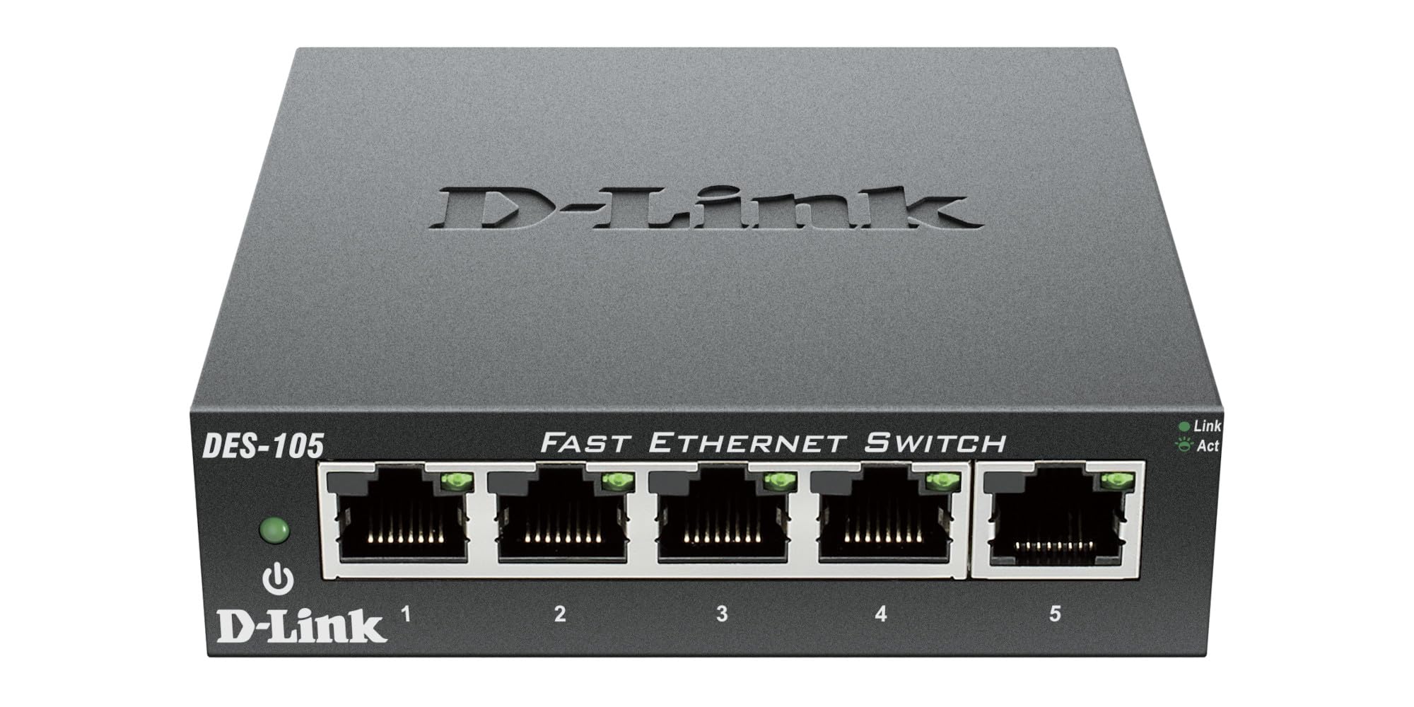 d-link-des-105-5-port-fast-ethernet-switch-unmanaged-metall image 2