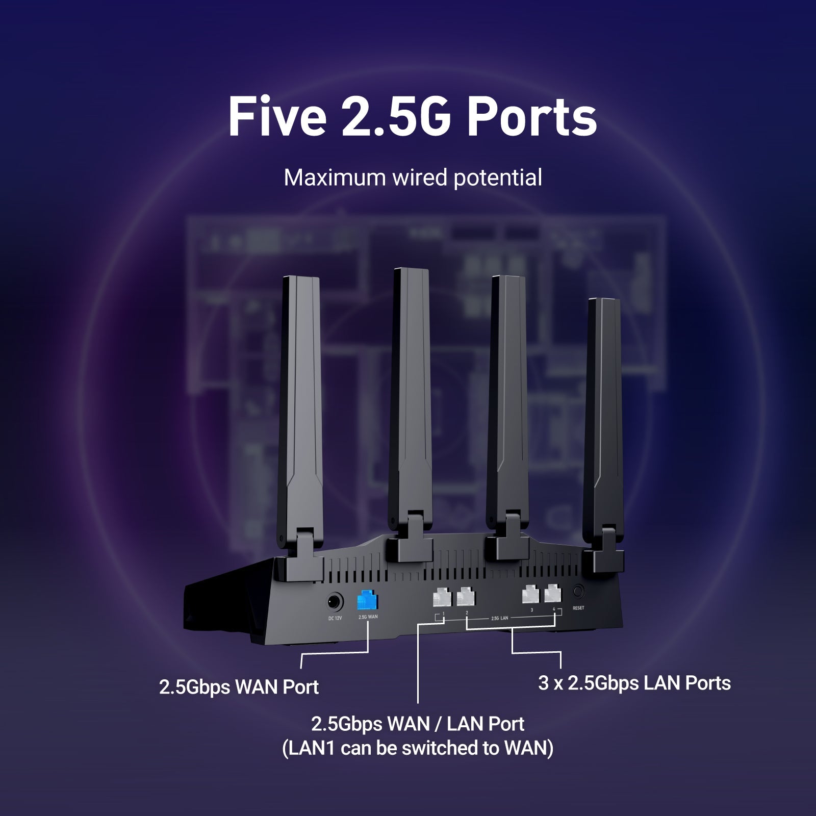gl-inet-flint-3-gl-be9300-heim-router-wi-fi-7-tri-band image 6