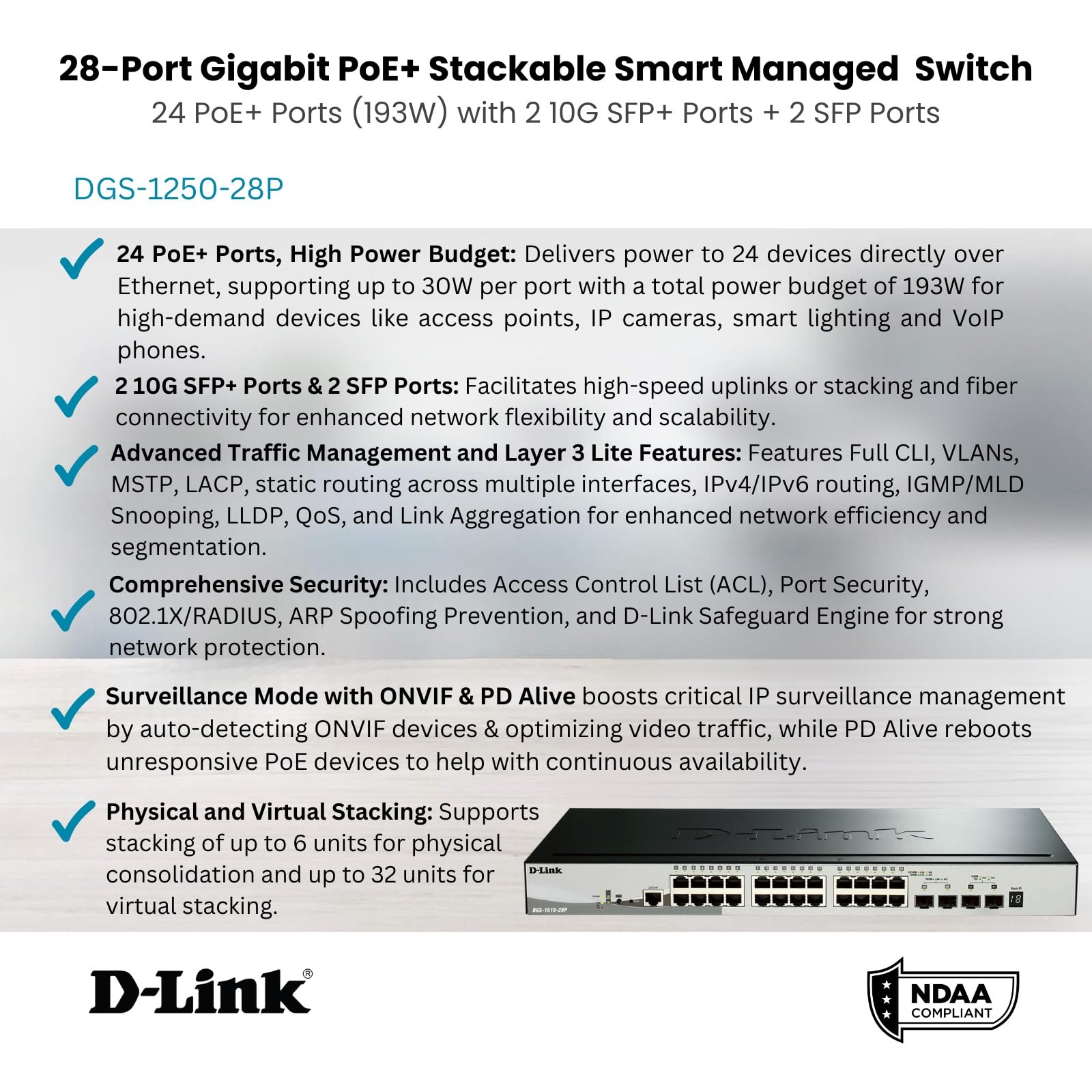 d-link-dgs-1510-28p-28-port-gigabit-poe-switch-193w image 3