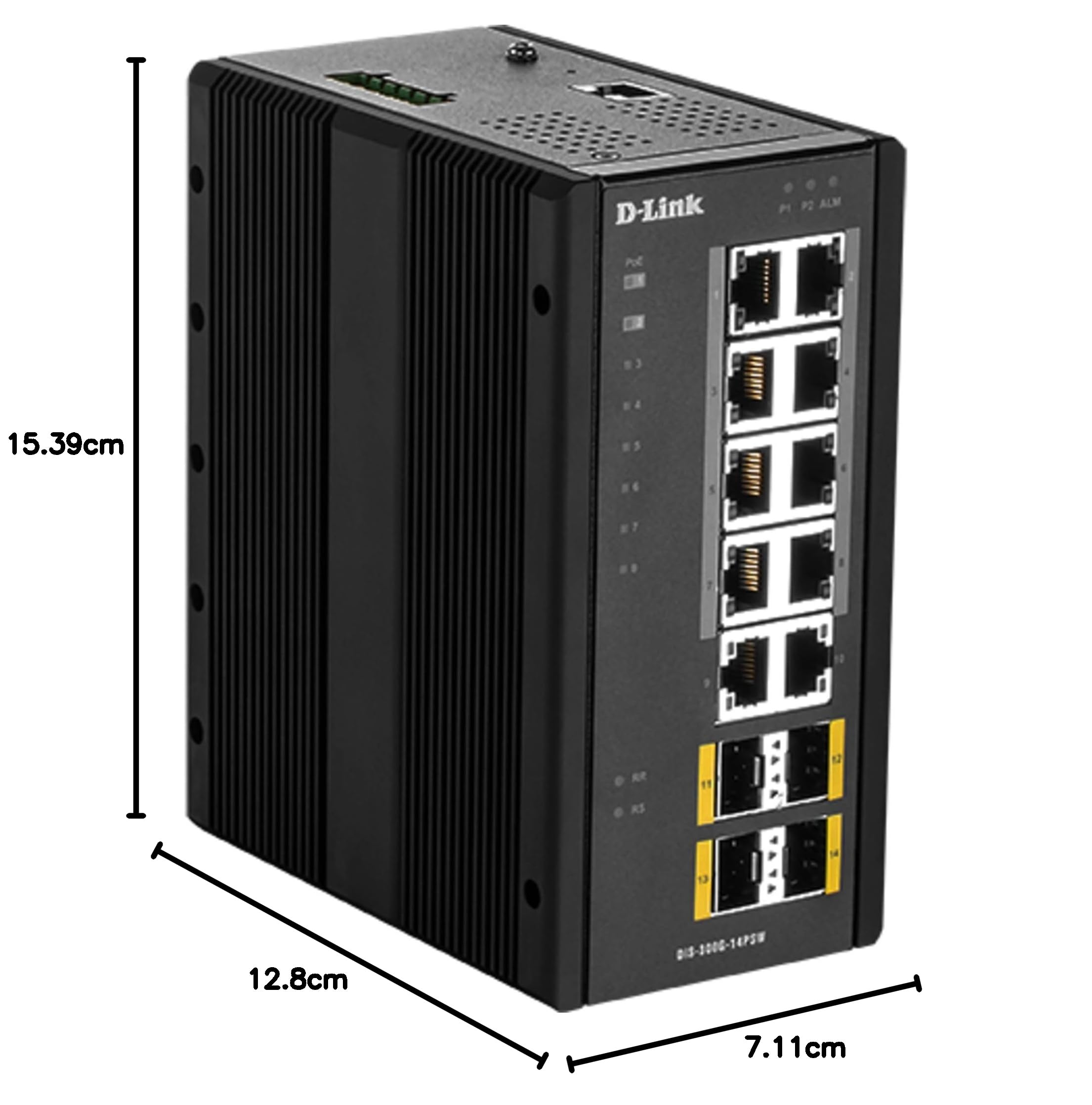 d-link-dis-300g-14psw-managed-gigabit-poe-switch-schwarz image 3