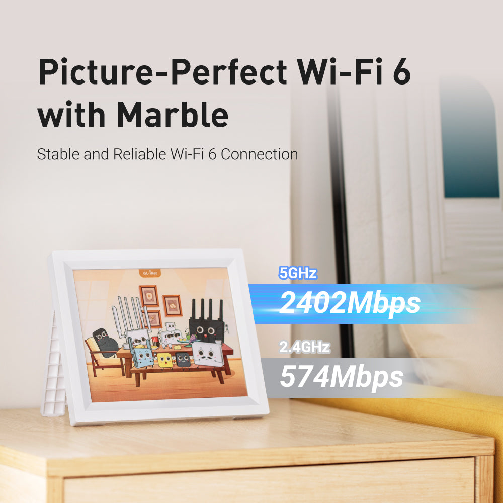 gl-inet-marble-gl-b3000-wifi-6-router-dual-band-vpn-bilderrahmen image 8