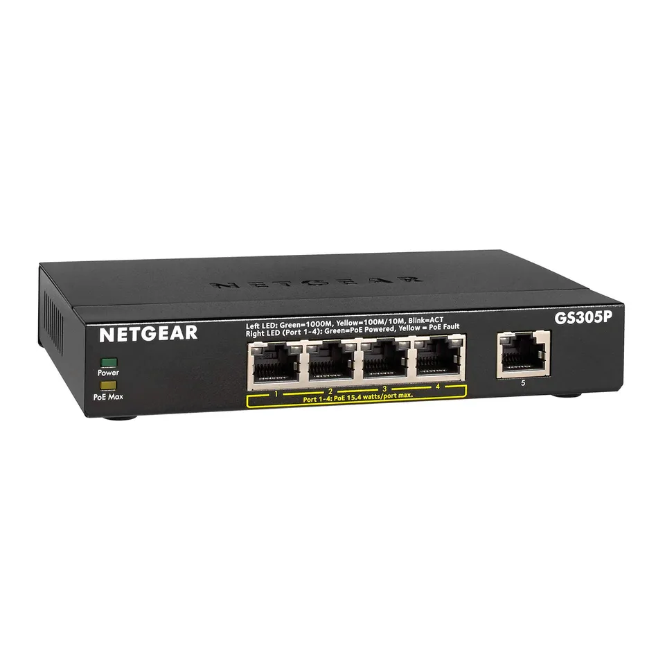 netgear-prosafe-gs305p-5-port-poe-switch-55w-l-fterlos image 1