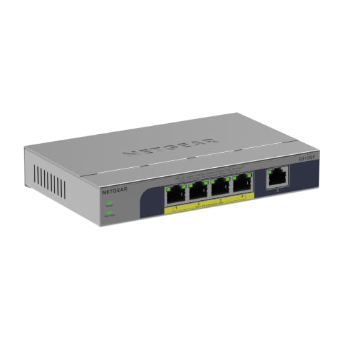 netgear-prosafe-gs105p-5-port-gigabit-poe-switch-63w image 7