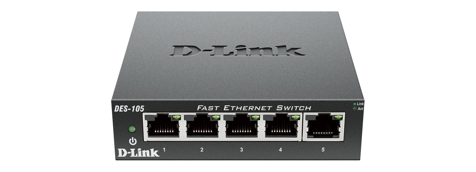 d-link-des-105-5-port-fast-ethernet-switch-unmanaged-metall image 1