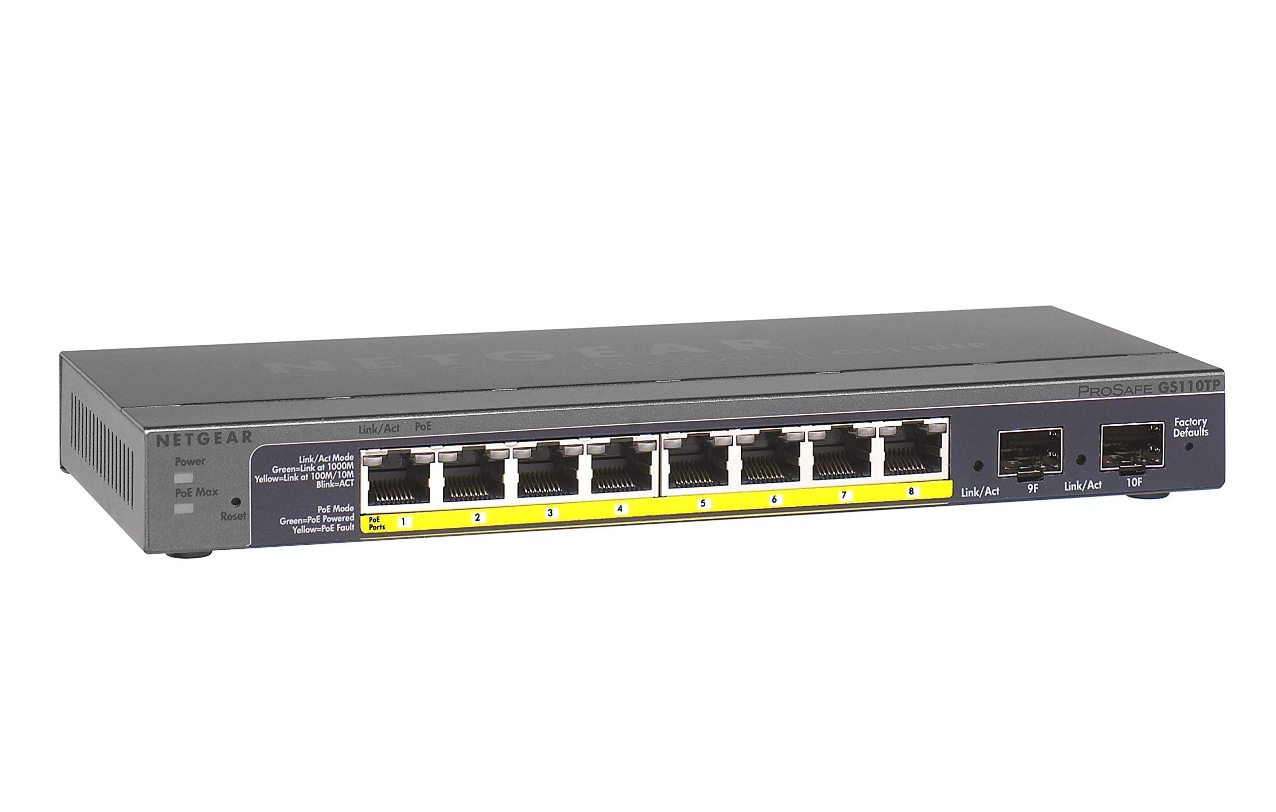 netgear-prosafe-gs110tp-switch-10-port-8x-poe-53w-managed image 2
