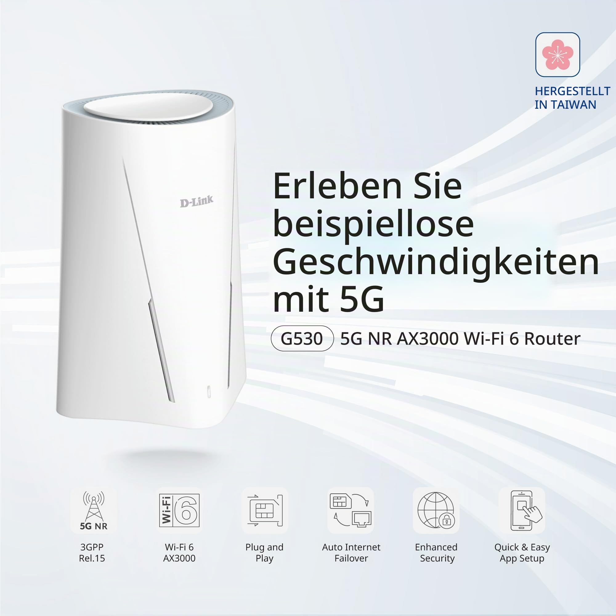 d-link-g530-5g-router-wifi-6-ax3000-gigabit-ethernet-wpa3 image 2