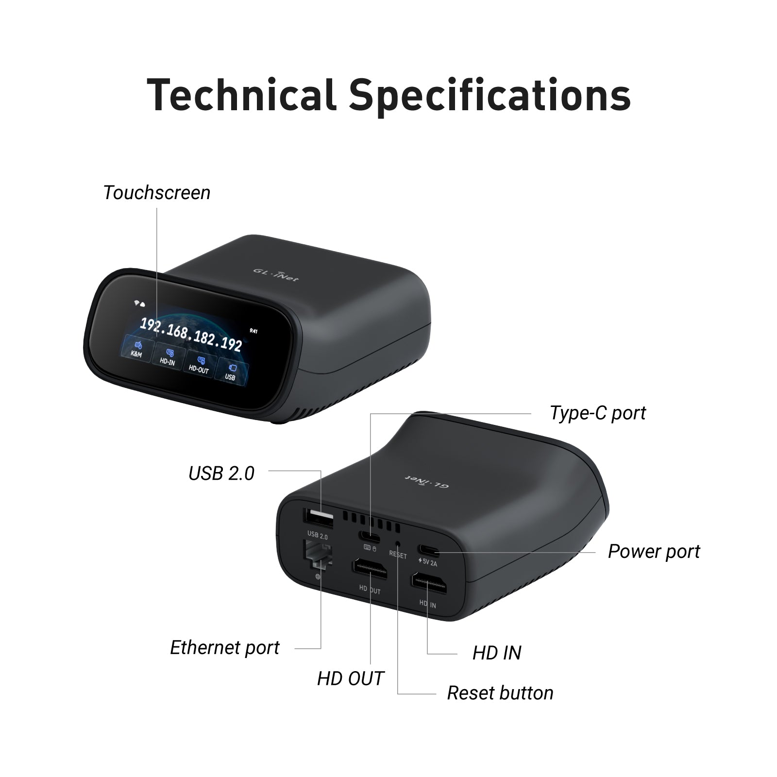 gl-inet-comet-pro-gl-rm10-kvm-switch-wlan-touchscreen-eu-stecker image 4