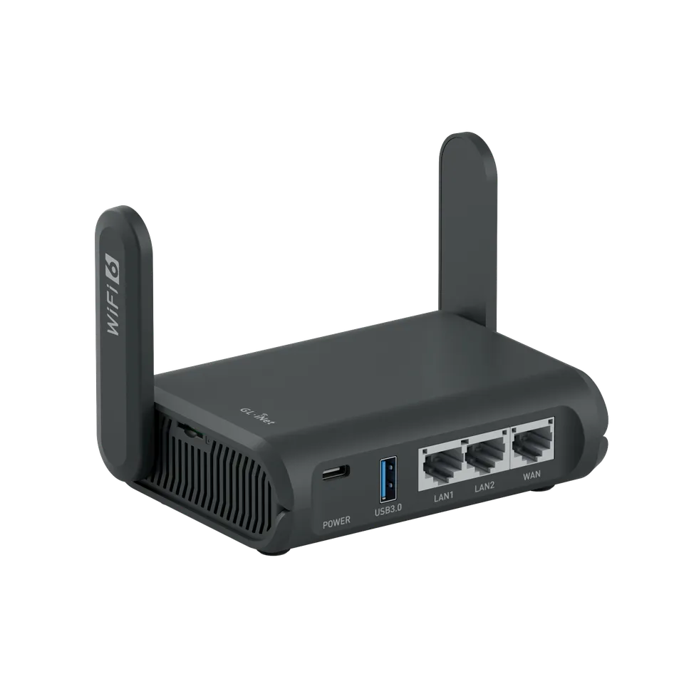 gl-inet-slate-ax-gl-axt1800-wifi-6-reiserouter-gigabit-vpn image 1