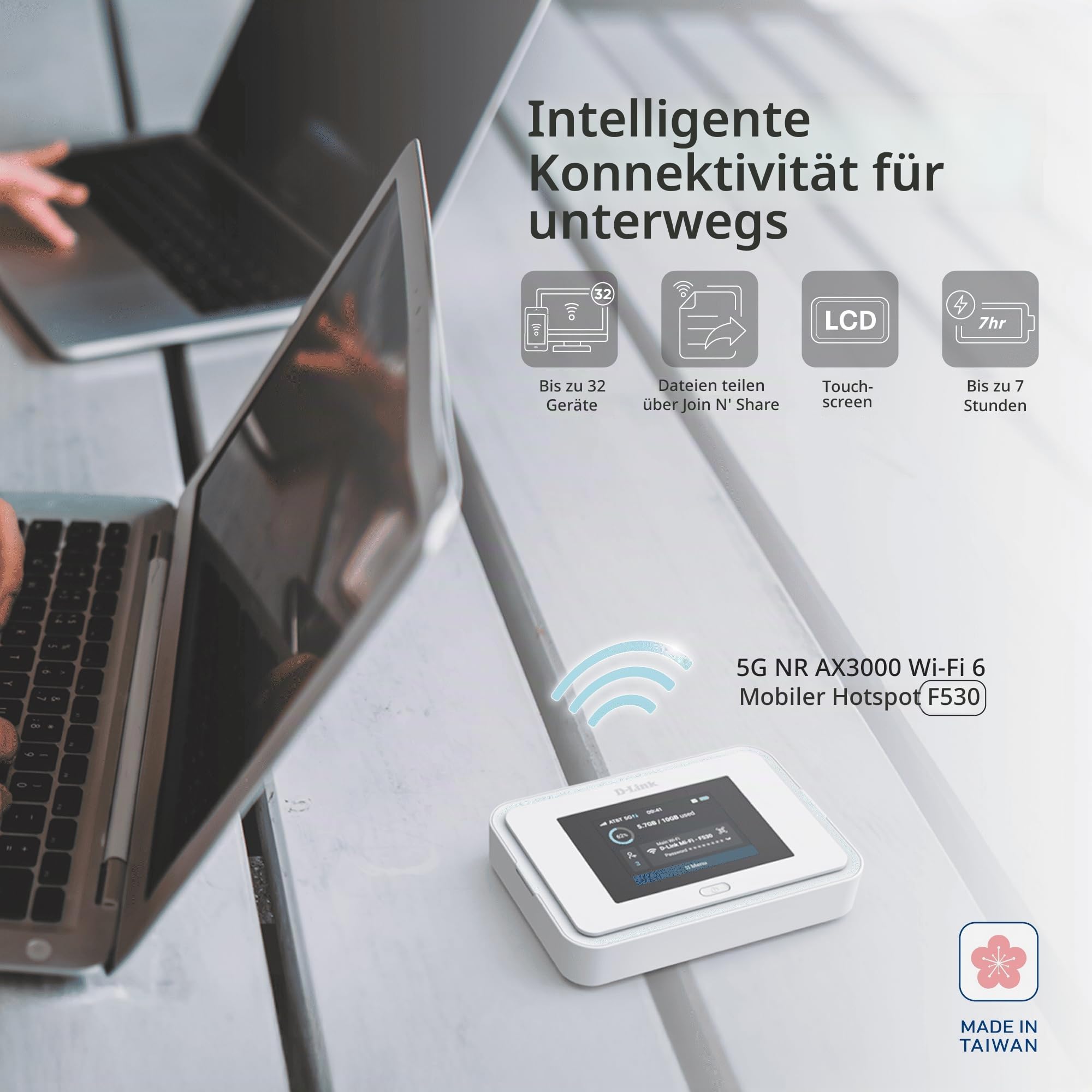 d-link-eagle-pro-ai-f530-5g-mobiler-hotspot-32-ger-te-touchscreen image 3