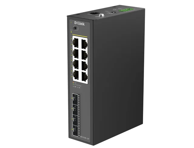 d-link-dis-210g-12p-industrie-switch-12-port-poe-240w image 1