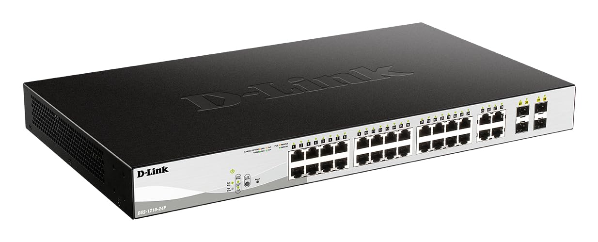 d-link-dgs-1210-28p-poe-gigabit-switch-24-port image 1