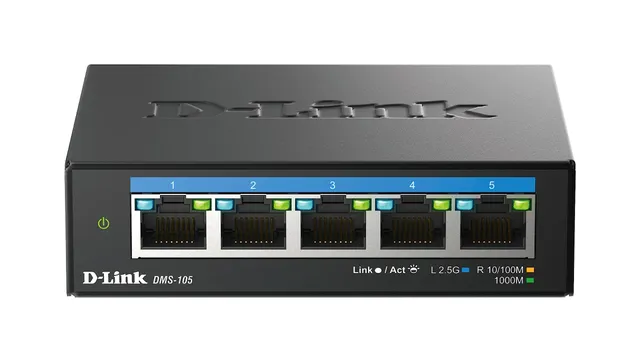 d-link-dms-105-5-port-2-5g-multi-gigabit-switch-metall image 1