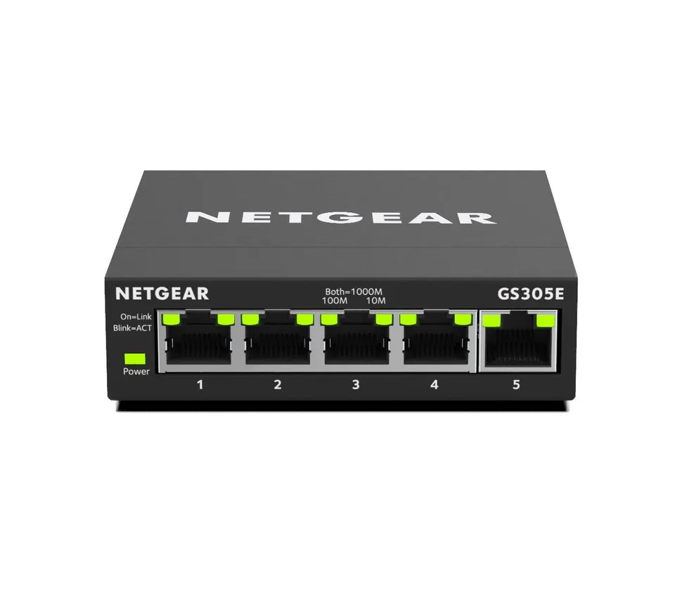 netgear-prosafe-gs305e-switch-5-port-gigabit-managed image 1