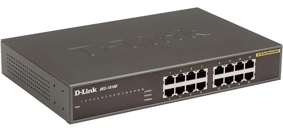 d-link-des-1016d-16-port-fast-ethernet-switch-unmanaged image 1