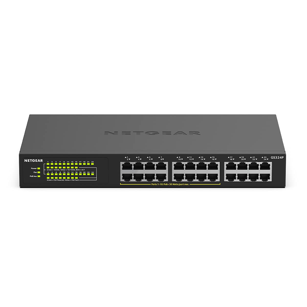 netgear-gs324p-prosafe-24-port-poe-switch-190w image 1