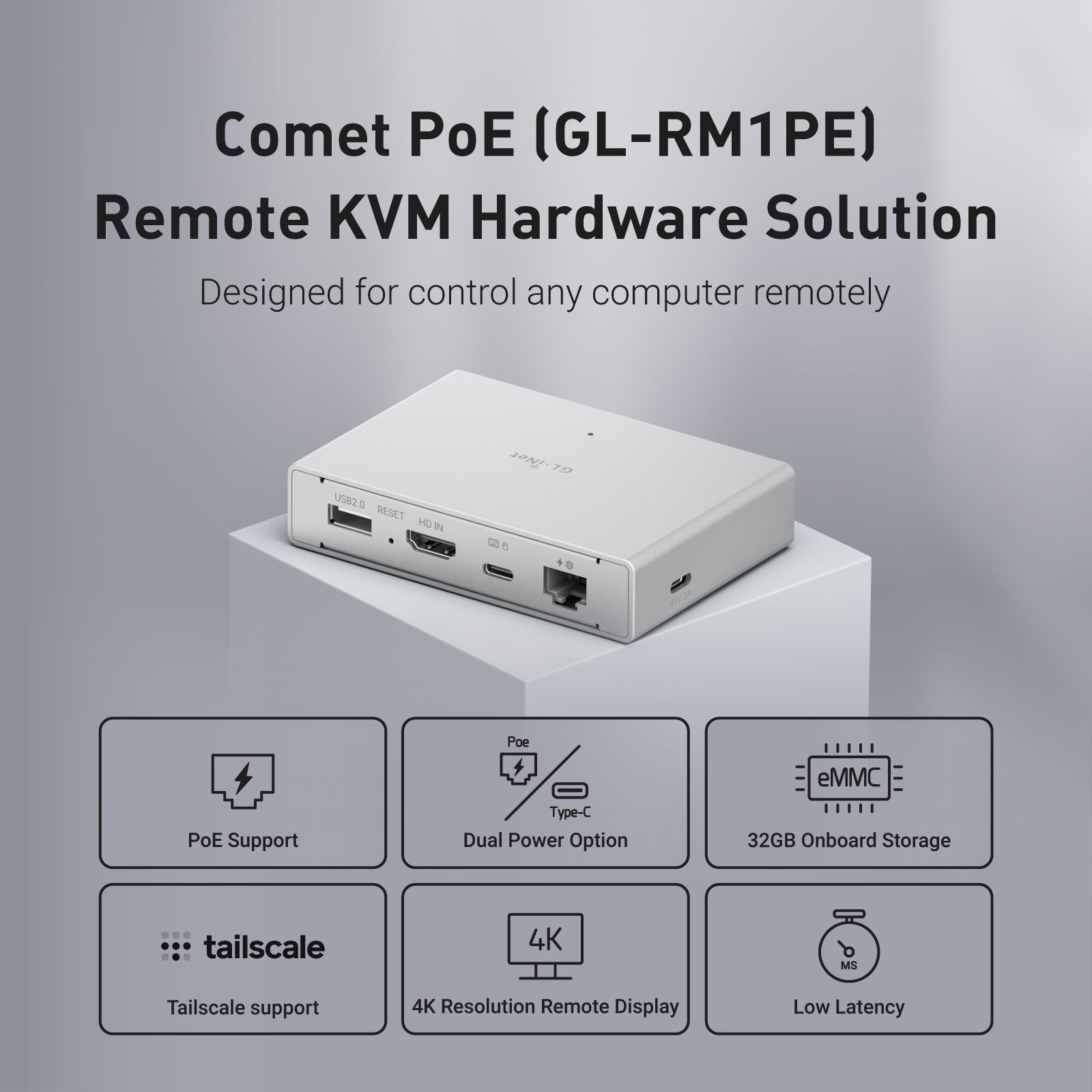 gl-inet-comet-poe-gl-rm1pe-kvm-switch-4k-remote image 3
