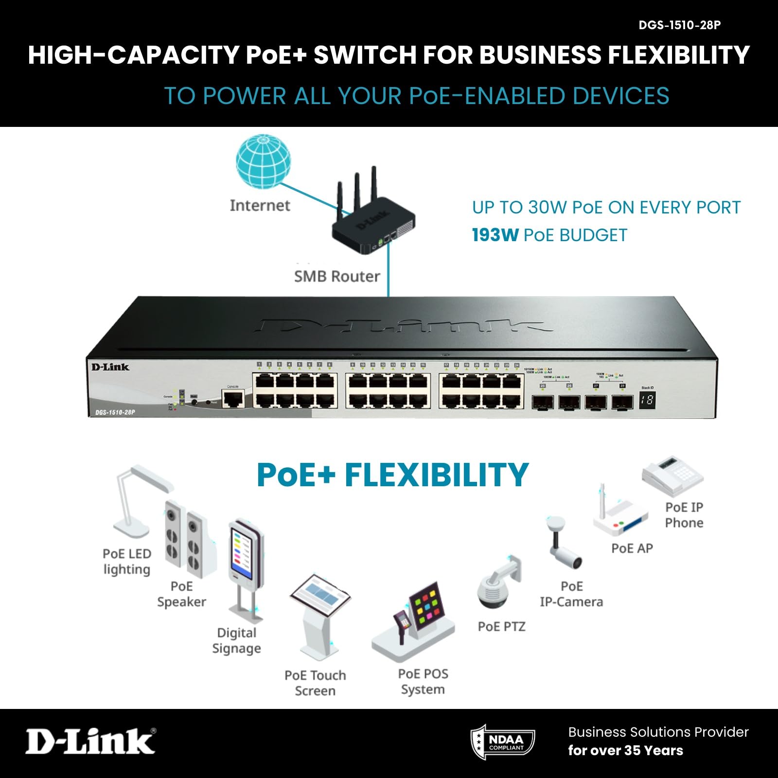 d-link-dgs-1510-28p-28-port-gigabit-poe-switch-193w image 5