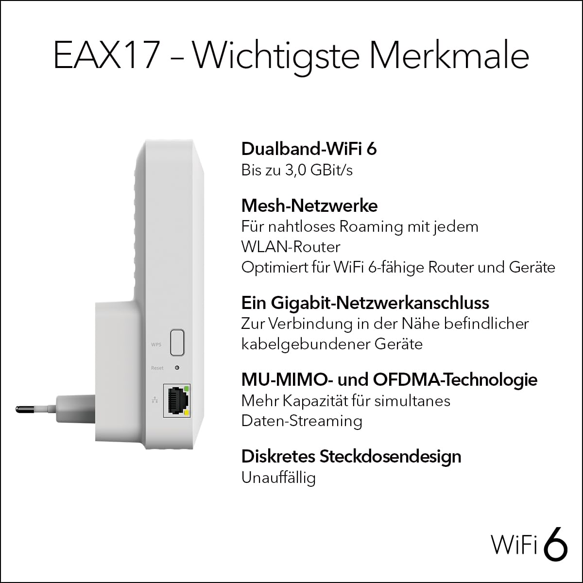 netgear-eax17-wifi-6-mesh-repeater-ax3000-steckdose image 5