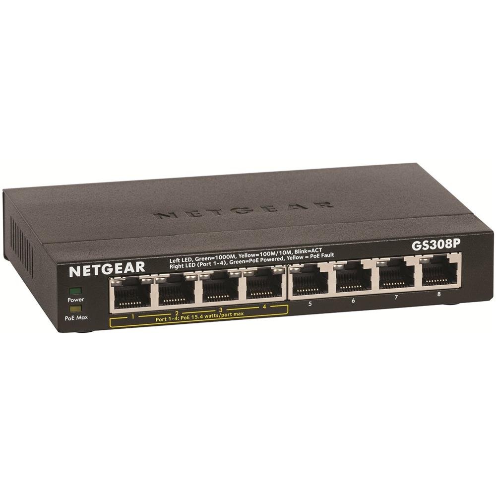 netgear-prosafe-gs308p-8-port-poe-switch-53w-l-fterlos image 1