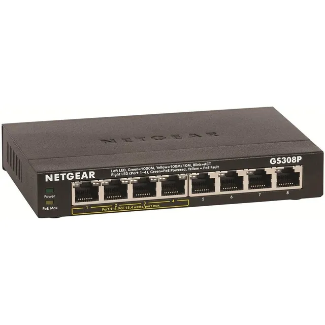 netgear-prosafe-gs308p-8-port-poe-switch-53w-l-fterlos image 1