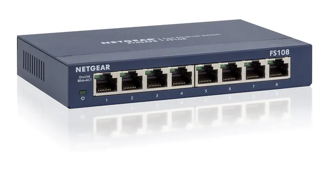 netgear-prosafe-fs108-8-port-fast-ethernet-switch image 1
