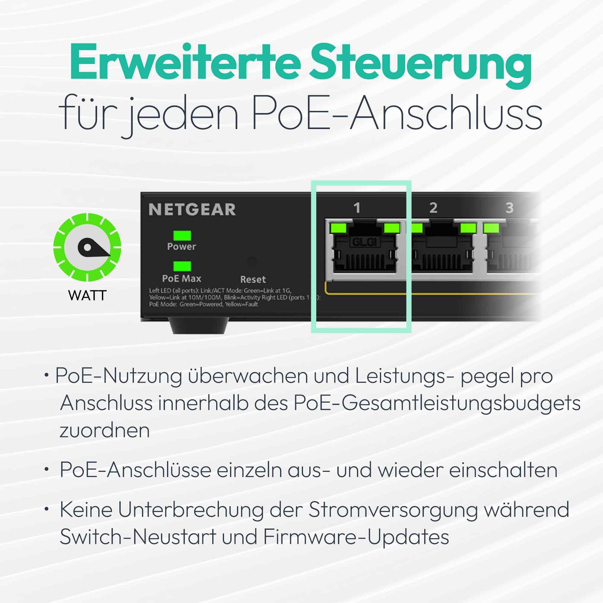 netgear-prosafe-gs108ep-8-port-gigabit-poe-switch-62w image 4