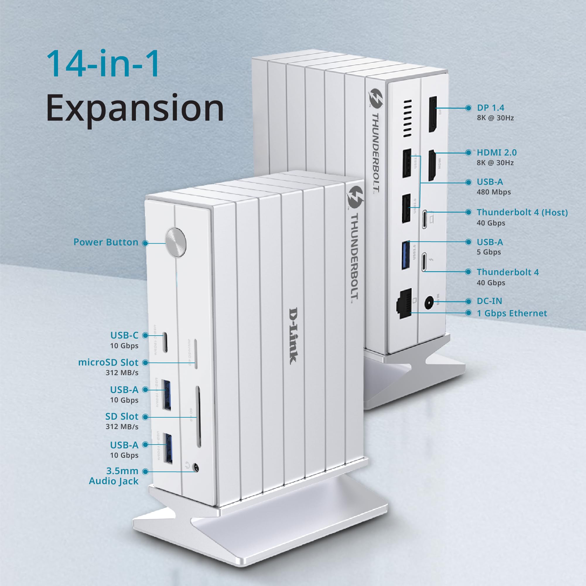 d-link-duf-e01-thunderbolt-4-dockingstation-14-in-1-8k-60w image 3