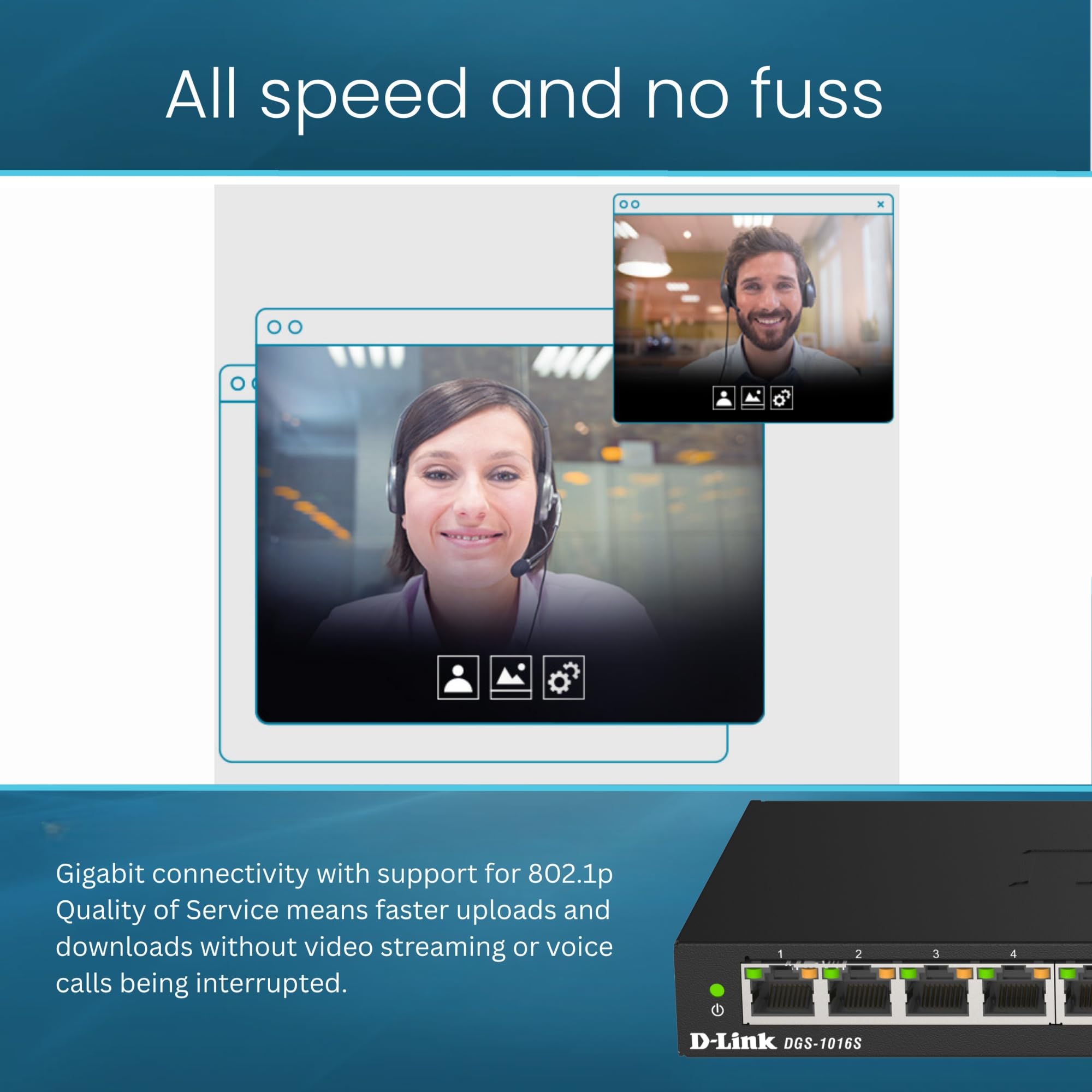 d-link-dgs-1016s-16-port-gigabit-switch-l-fterlos-schwarz image 7