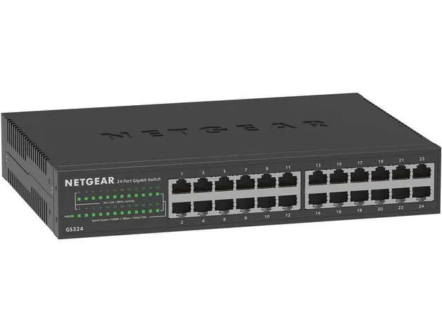 netgear-prosafe-gs324-24-port-gigabit-switch-unmanaged-l-fterlos image 1