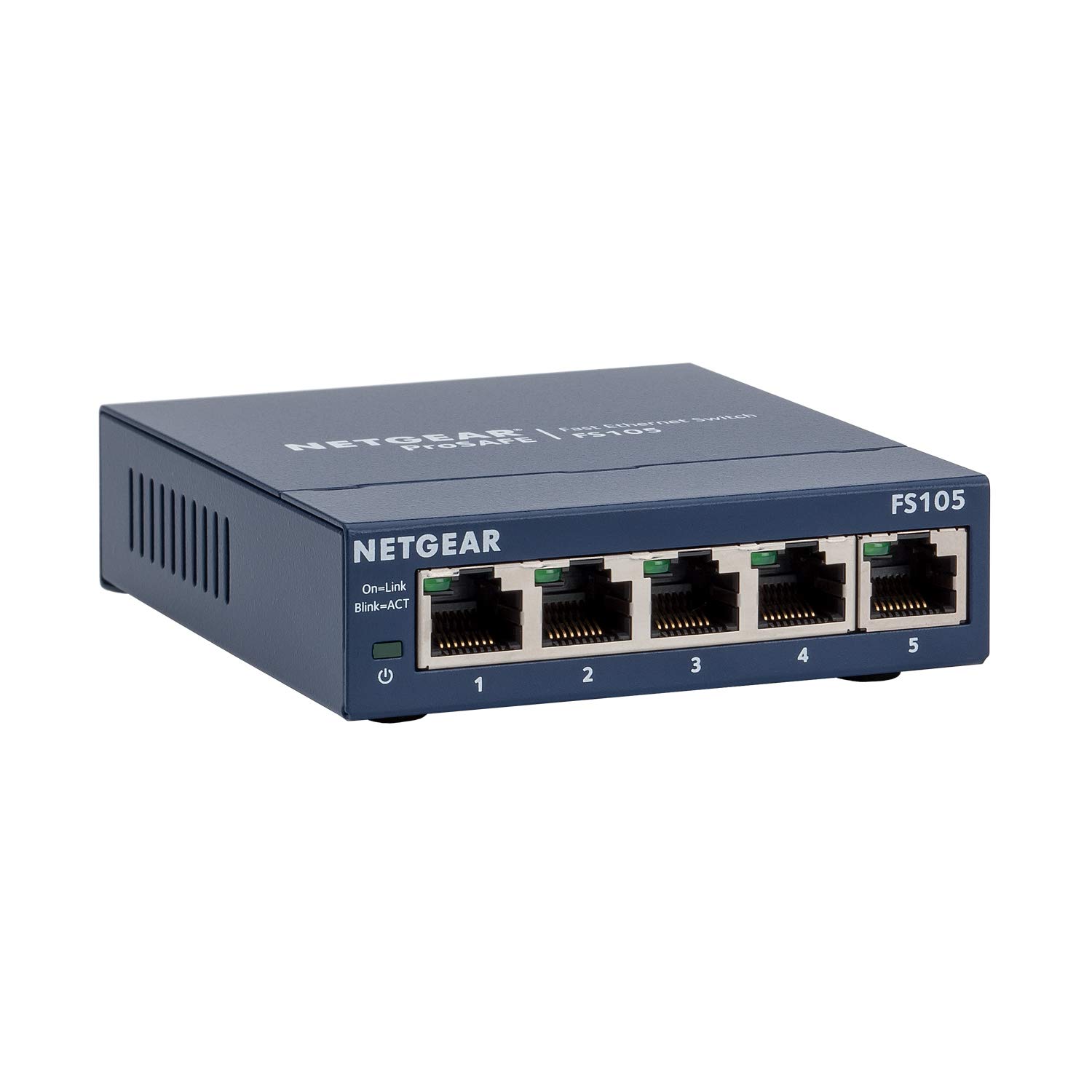 netgear-prosafe-fs105-5-port-fast-ethernet-switch-unmanaged image 1