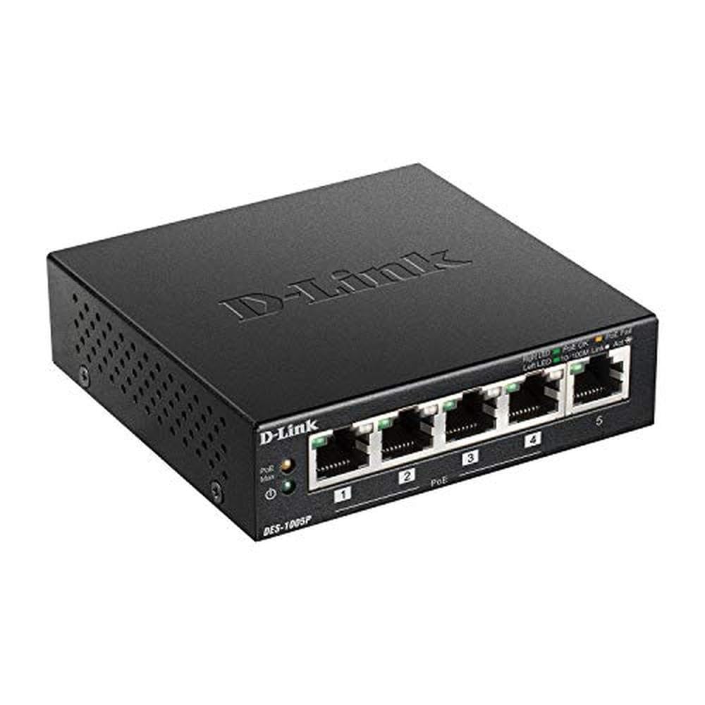 d-link-des-1005p-5-port-fast-ethernet-poe-switch-l-fterlos image 2