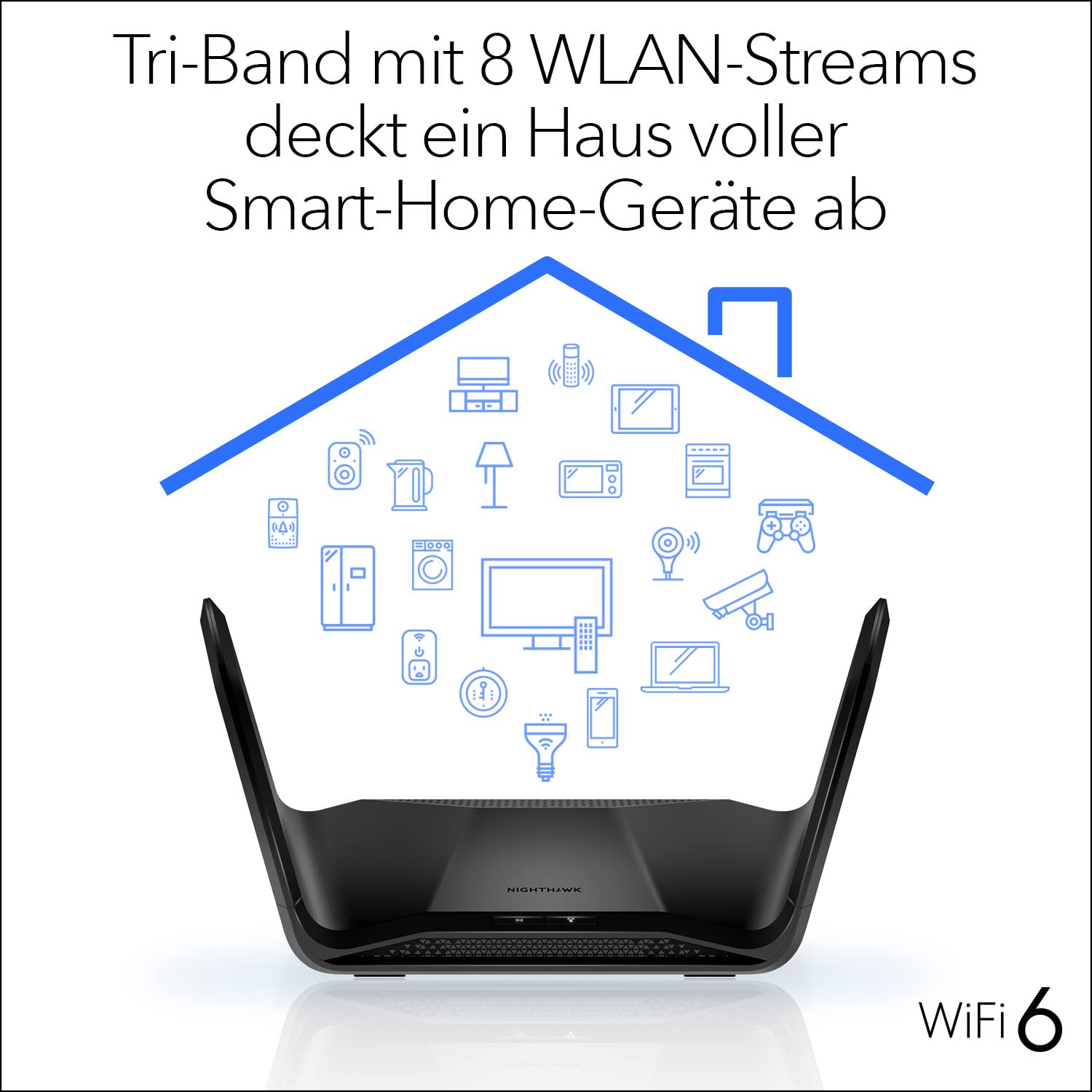 netgear-nighthawk-rax70-wlan-router-wifi-6-ax6600-tri-band image 3