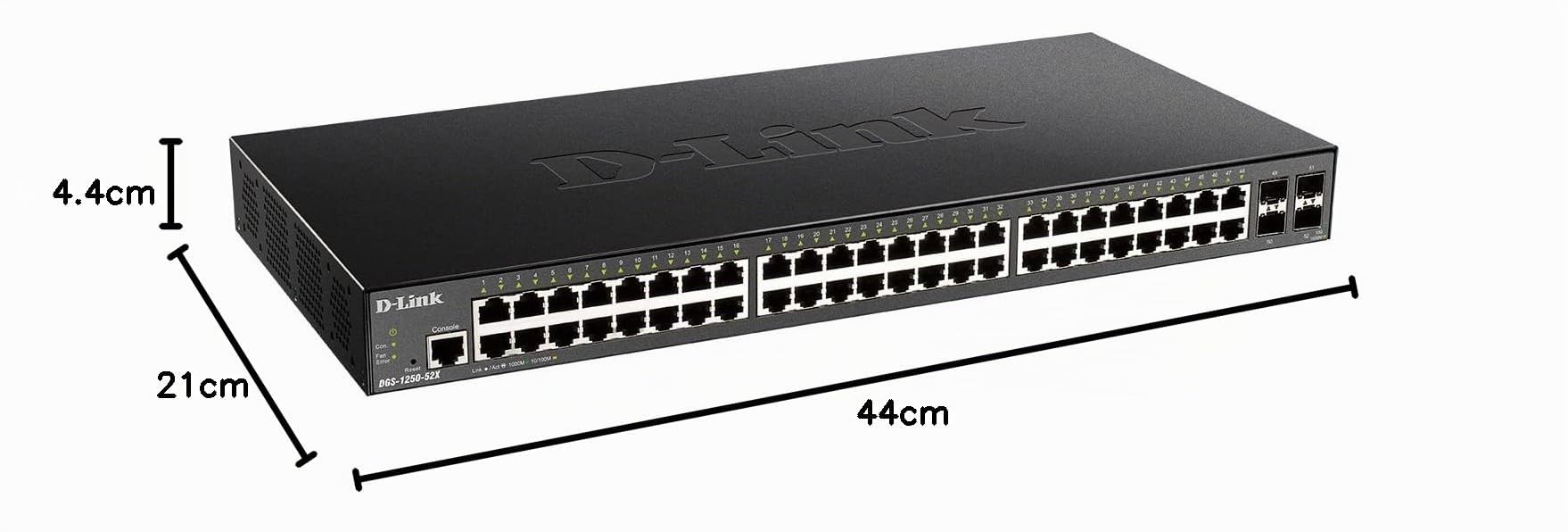 d-link-dgs-1250-52x-52-port-gigabit-switch-10g-ohne-poe image 4