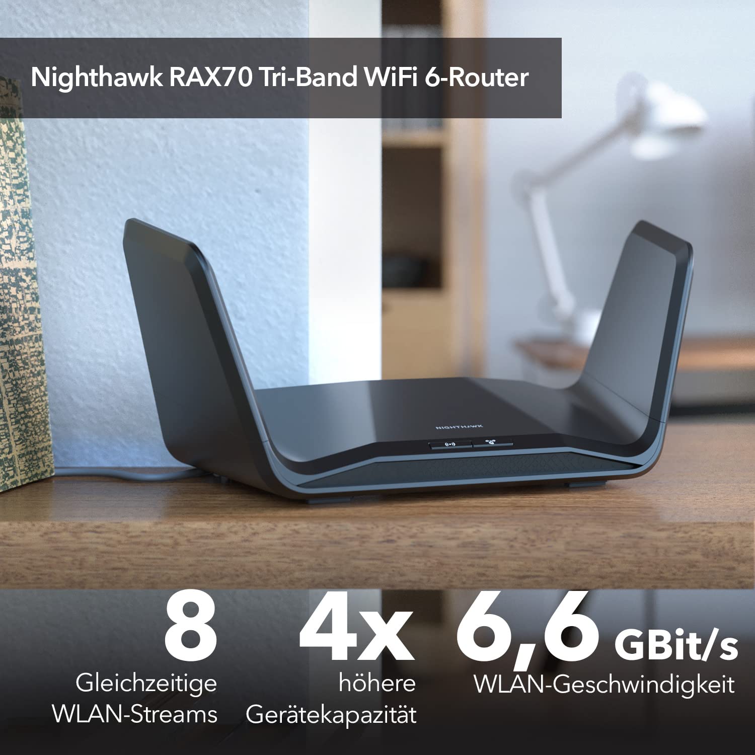 netgear-nighthawk-rax70-wlan-router-wifi-6-ax6600-tri-band image 2